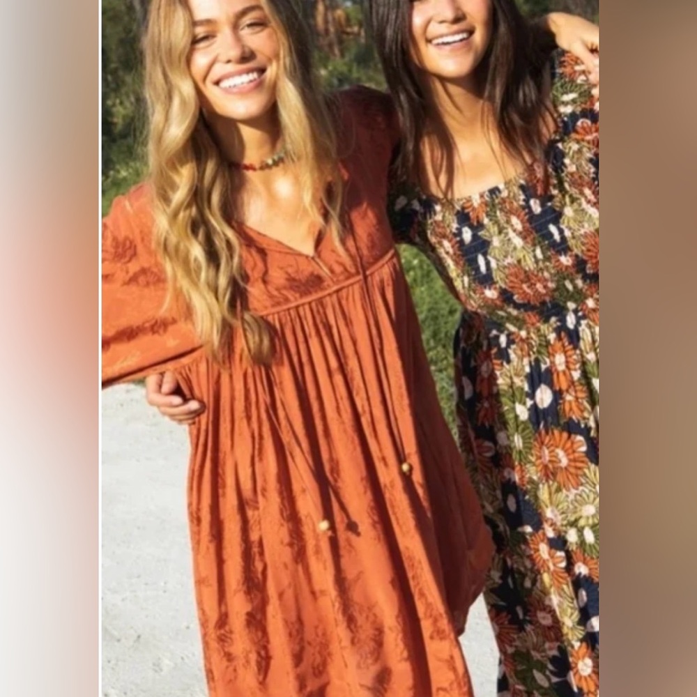 Natural Life NWT Terracotta Short Dress BOHO XL Baby Doll Short Dress BRAND NEW